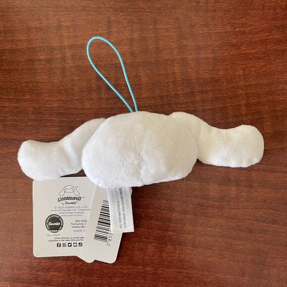 NWT Cinnamoroll by Sanrio Plushie Keyring Round1 Mini Backpack Decor Charm - Picture 2 of 4